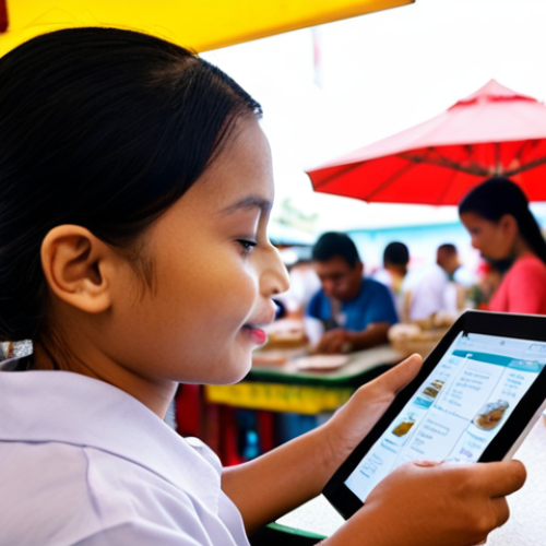Home 6 **
Prompt: A student in Malaysia, using the Anki app on a tablet while relaxing at a *mamak* stall. Focus on the concentration on their face as they review flashcards with Malay vocabulary and Jawi script. Background: A blurred, bustling scene of people enjoying roti canai and teh tarik. Emphasis on the modern learning blended with traditional Malaysian culture.
**